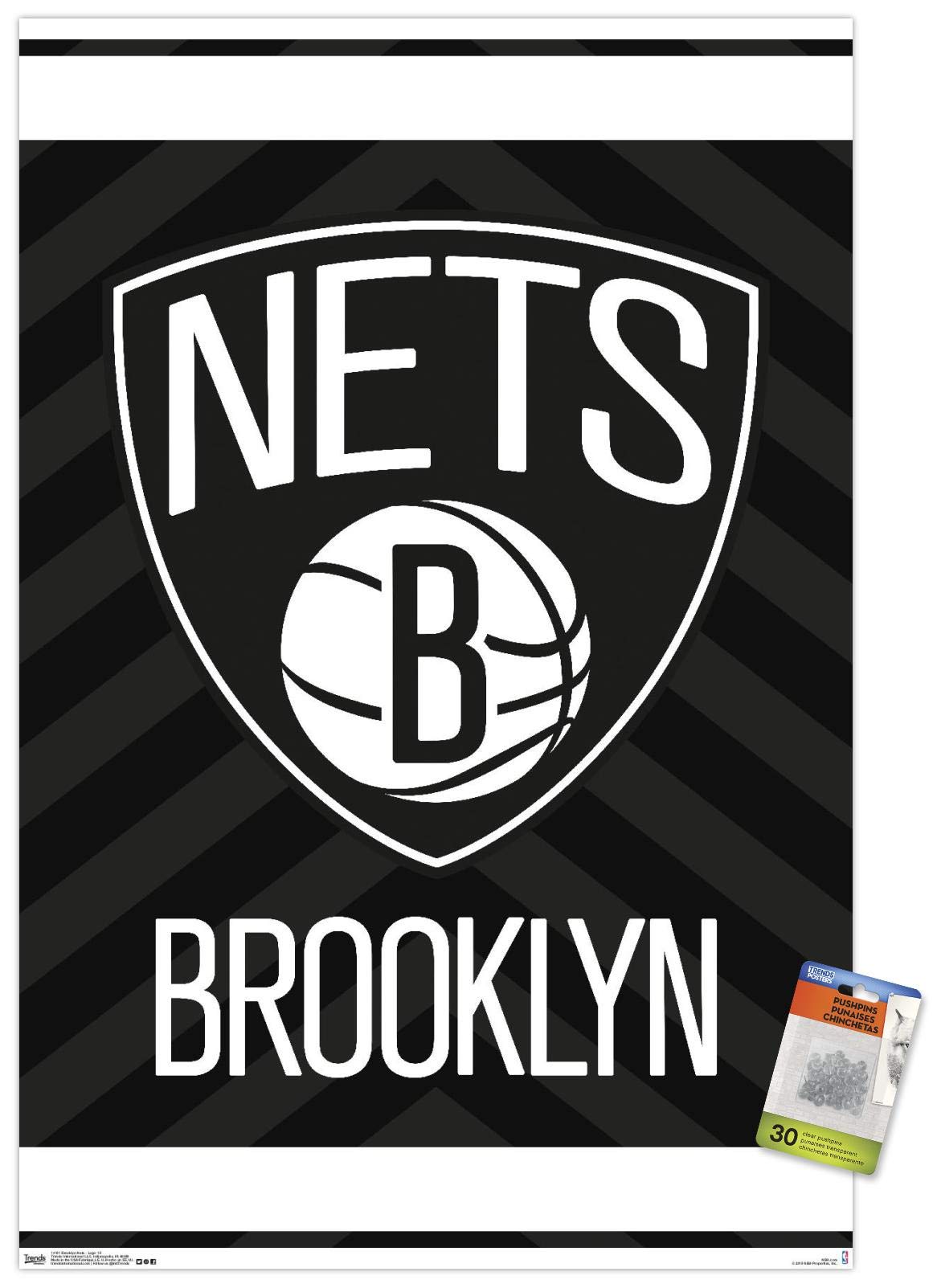 Desert  （ブルックリン）購入ポスター Amazon.co.jp: NBA ブルックリン・ネッツ - ロゴ 15 ウォールポスター